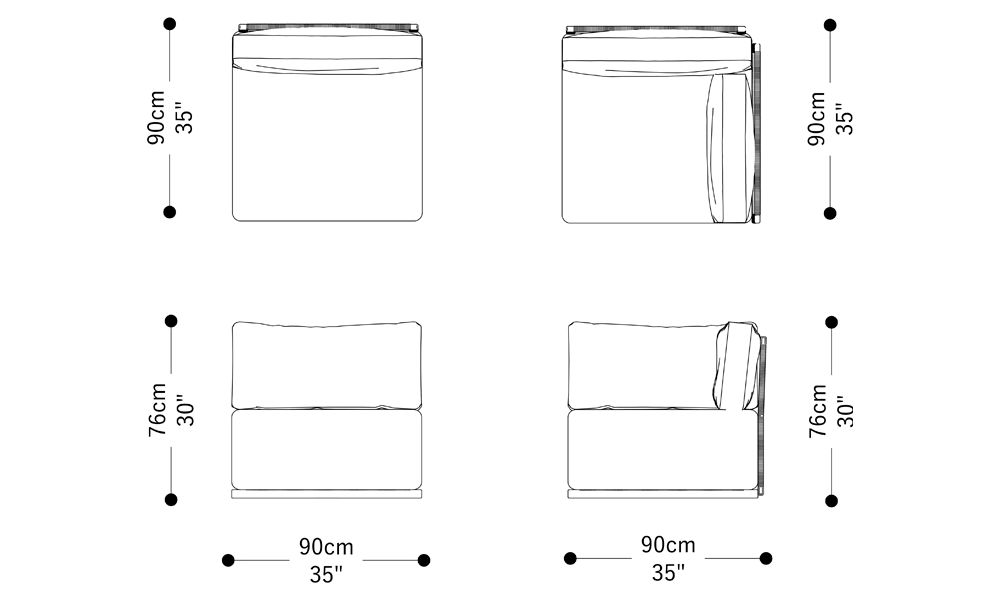 Image of the complete dimensions of the product
